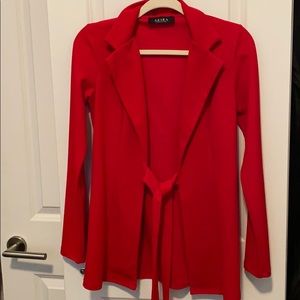 Red blazer